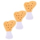 thumbnail image 3 of KAKOWELY 3 juguetes para perros, peluche para perros, juguete para perros chirriante, pata de pollo de peluche, juguete para masticar., 3 of 3