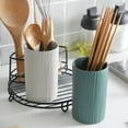 thumbnail image 4 of Nordic Minimalist Ins Kitchen Household Ceramic Chopstick Basket Chopstick Tube Drain Multifunctional Storage Rack E, 4 of 6