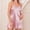Pink, variant on FRSASU Short Satin Nightgown for Women,V-Neck Strap Backless Slip Dress Sleepwear & Lingerie,Soft Nightwear Yellow