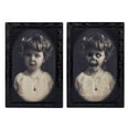 thumbnail image 1 of Marco de fotos de cara fantasma de personas en 3D, expresión de terror de Halloween, retrato en movimiento, marco de fotos, castillo, accesorios de decoración de Casa Encantada, 1 of 4
