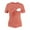 Red, variant on Ohufall Women's Maternity Tee Tops Fashion Casual Stripe Printed Round Neck Nursing T-shirts Summer Comfy Loose Short Sleeve Pregnancy Clothes for Women