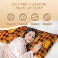 thumbnail image 4 of Disketp Halloween Print Body Pillow Cover - Super Soft 20x54 Body Pillow Case,Long Side Hidden Zipper, 4 of 8