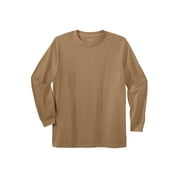 Boulder Creek By Kingsize Men's Big & Tall Heavyweight Long-Sleeve No Pocket Crewneck Tee