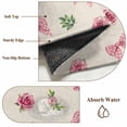 thumbnail image 6 of Valentine's Day Round Area Rug 6Ft Washable Circle Rugs for Bathroom Office, Spring Roses Romantic Pink Bows Vintage Non-Slip Carpet Floor Mats Indoor Outdoor Carpet Runner Aesthetic Home Decor, 6 of 8
