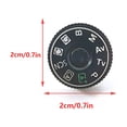 thumbnail image 4 of paramount Camera Top Cover Mode Dial with Interface Repair Cap Part Replace Accessories DSLR Turntable Kit Replacement for EOS 6D, 4 of 5