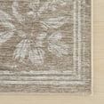 thumbnail image 4 of nuLOOM Camiree Floral Farmhouse Washable Area Rug, 6'x9', Beige, 4 of 7