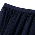 thumbnail image 4 of Riforla Women's Flocked Polka Dot Mesh Skirt A Line Mermaidtail Skirt Midi Skirt Skirts for Women Trendy Navy One Size, 4 of 6