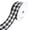 White, variant on Woven Buffalo Plaid Wired Ribbon, 2-1/2-Inch, 50-Yard
