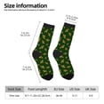 thumbnail image 6 of Uemuo Hohey Bee Pattern Women's Crew Socks, Soft Durable Breathable Moisture-Wicking with Odor Control Cotton socks, 6 of 9