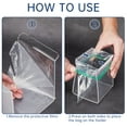 thumbnail image 3 of NiHome Clear Acrylic Ziplock Bag Holder 2PCS Large & Small for All Bag Sizes, Stable Wide Base Food Bagging Tool, No-Spill Design for Both Solid & Liquid Foods, Durable for Home & Commercial Kitchens, 3 of 7