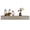 Gray 23, variant on Electric Fireplace Insert 18 1400W 120V Ultra Thin Heater with Log Set & Realistic Flame - Black for Living Room Bedroom