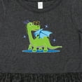thumbnail image 4 of Inktastic Dragon for Kids Girls Toddler Dress, 4 of 5