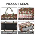 thumbnail image 4 of Pioneer Flower Floral Print Pattern Large Capacity Fashion Luxury Tote Handbag, Laptop Compatible Daily Work Bag, 15.7"x13"x5.1", 4 of 5