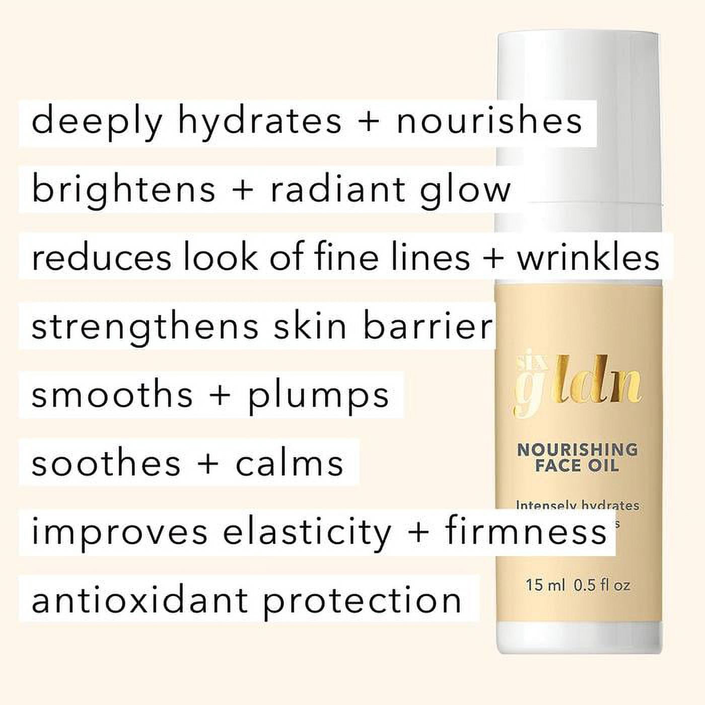Six Gldn Mini Power Duo: Hydrate & Deeply Nourish, 15ml
