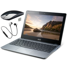 (Refurbished) Acer Chromebook (C720) Intel Celeron 2955U, 11.6-inch, 16GB SSD, 4GB RAM, Bundle: Wireless Mouse/Headset, and Get Free Shipping!
