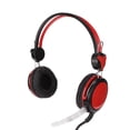 thumbnail image 4 of Gaming Headset, Ergonomics Game Headphone Stereo Wired With Microphone For PC Red, 4 of 8