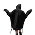 thumbnail image 4 of Veste Décontractée à Capuche pour Femmes Manches Longues Fermeture Éclair Ample avec Poches, 4 of 9