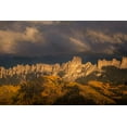 thumbnail image 2 of Jaynes Gallery 32x23 White Modern Wood Framed Museum Art Print Titled - USA-Colorado-Uncompahgre National Forest Panoramic autumn view of Cimarron Mountains at sunset, 2 of 4