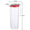 thumbnail image 3 of LEEYNEER Pasta Storage Container with Lid  Tall Clear Airtight Food Storage Jar with Lid Kitchen Pantry Storage Container for Spaghetti Jars Flour Cereals Coffee Beans, 3 of 6