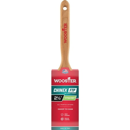 1PK Wooster Chinex FTP 2-1/2 In. Flat Sash Paint Brush
