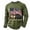 Army Green, variant on Mens 250 Anniversary USA Shirt Long Sleeve Graphic Tee American Flag Artwork Patriotic Independence Day Holiday Clothing