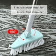thumbnail image 4 of Tub and Tile Scrub Brush with Long Handle | Shower, Bathtub & Toilet Cleaner Tool | Flexible Head for Grout & Hard-to-Reach Corners | Floor & Baseboard Cleaning Brush | 1-Piece, 4 of 6