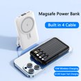 thumbnail image 4 of Cargador inalámbrico magnético de 20000mAh y 15W para iPhone, Samsung, Huawei, estación de carga portátil MagSafe de carga rápida de 22,5 W, 4 of 5