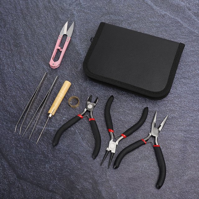 Jewelry Tools, DIY Jewelry Making Supplies, 8Pcs For DIY Jewelry Jewelry Maker Craft Making Accessories DIY Handmade Jewelry Tool Set