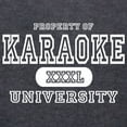 thumbnail image 3 of CafePress - Karaoke University Long Sleeve T Shirt - Womens Hooded Shirt, 3 of 3