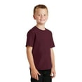 thumbnail image 4 of Port Co Teen Unisex Regular Plain Short Sleeves T-Shirt Athletic Mar X-Large, 4 of 6