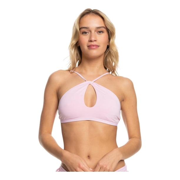 Traje De Baño Roxy Dama Mujer Playa Surf Sd Rosa purpura M