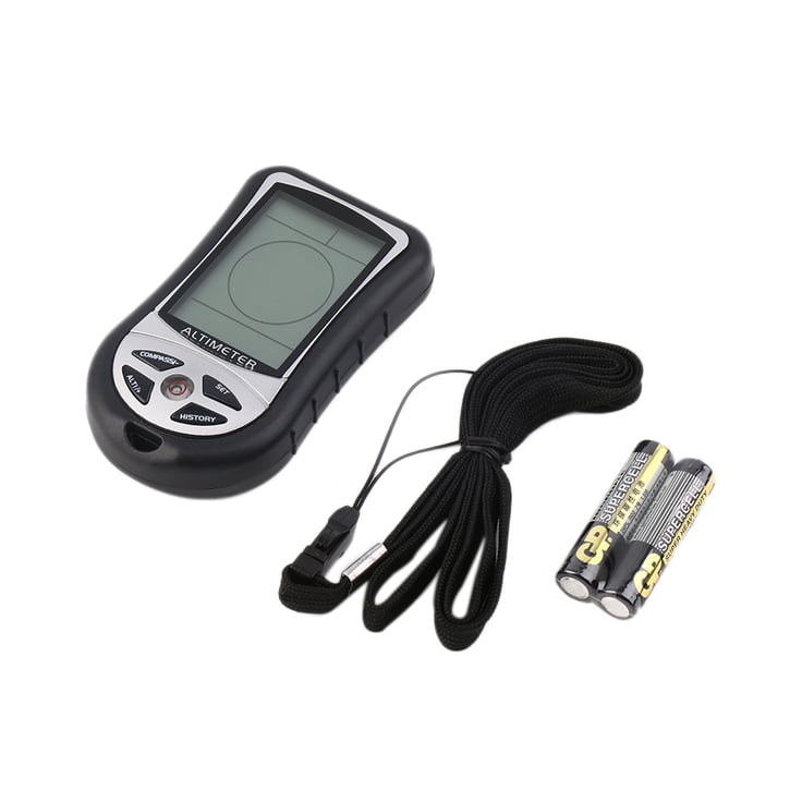 Hot 8 In 1 Digital LCD Compass Altimeter Barometer Thermo Temperature Clock Calendar for outdoor hiking fishing New by