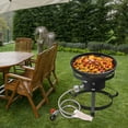 thumbnail image 2 of GOLDDOMUS 15’’ Wide Outdoor Cooker with High-Pressure Steel Hose, Propane Burner Camp Stove for Outdoor Camping, 2 of 7