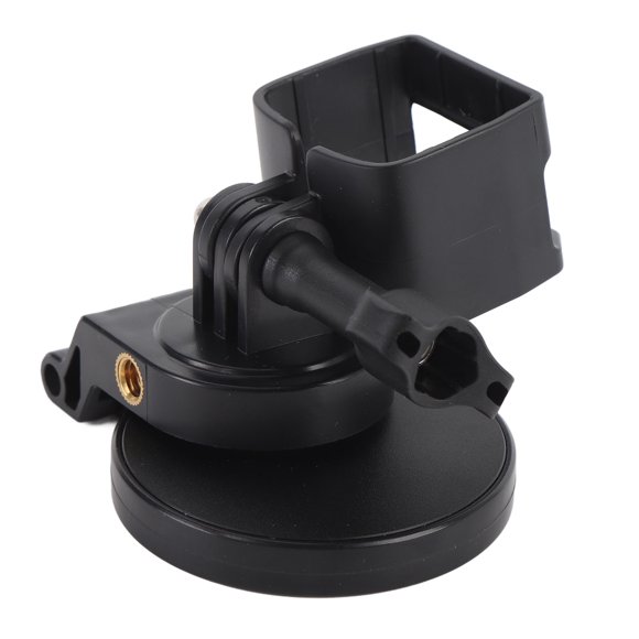 Magnetic Mount Stand for 3, Aluminum Alloy ABS Lightweight Side 1/4 Screw Hole Multi Angle Adjustable Magnet Bracket Expansion Adapter for Iron Railing