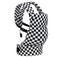 thumbnail image 6 of Lujifo Ergonomic Baby Carrier, Cotton-Linen Retro Checkerboard 2-in-1 Infant to Toddler Carrier, 6 of 7