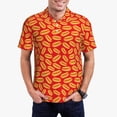 thumbnail image 5 of Wukai A Big Hot Dog Men’s Polo Shirts,Quick-Dry Athletic Shirt,Classic Fit Shirts-3X-Large, 5 of 8