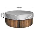 thumbnail image 2 of Housse de Baignoire Imperméable Extérieure Housse Universelle pour table et Chaises Extérieure Anti-Poussière et Protection Solaire, 2 of 5