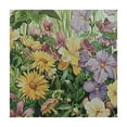 thumbnail image 4 of BANET Blooming Bunnies Heavyweight Fabric Tablecloth, Spillproof Indoor/Outdoor Spring and Table Cloth white, 4 of 8