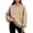 ZC-Khaki-frostluinai pullover sweatshirt, variant on Frostluinai Womens Oversized Sweatshirts Turtleneck Pullover Solid Long Sleeve Hoodies Tops Fall Fashion Outfits Clothes