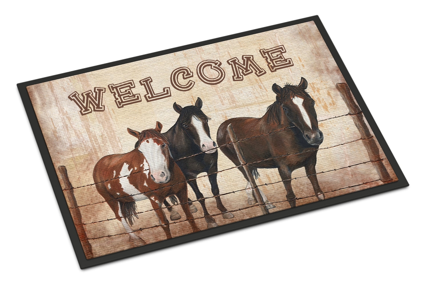 Mat with Horses Door Mat