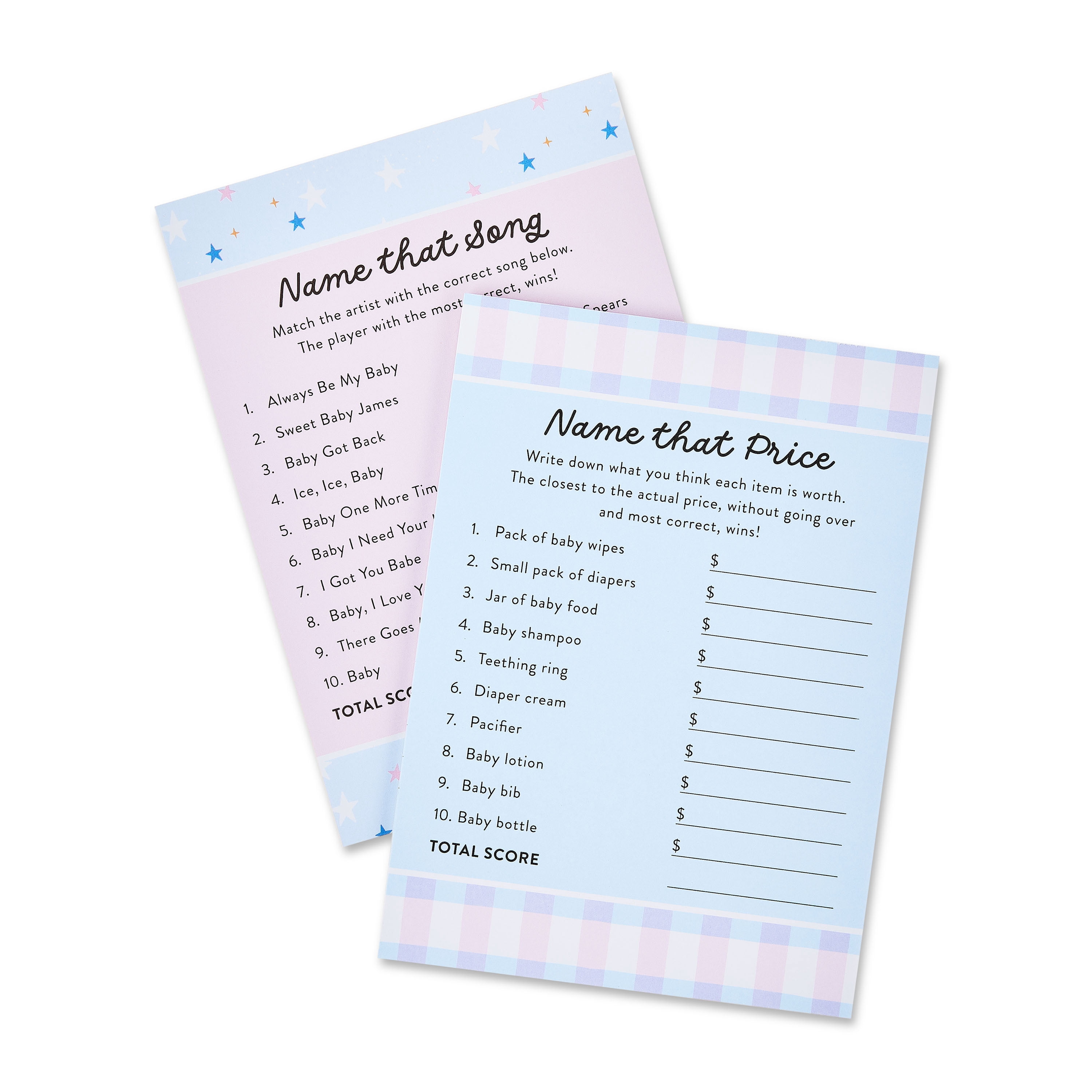 2-Piece Baby Shower Games Set, 100 Cards, by Way To Celebrate