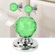 thumbnail image 5 of 1 unids 30mm Forma de diamante cristal manija cajón armario perilla verde Zhivalor 710-30, 5 of 8