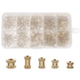 thumbnail image 1 of FESTFENDS 500Pcs Strong Durable Threaded Inserts Nuts for Plywood and Solid Wood Projects, 1 of 8