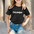thumbnail image 2 of LUOGENLI Girls T Shirts Valentine's Day Size 14-16 Plus Children City Place Name Theme Printed T Shirt Boys and Girls Casual Comfortable Top Girls St. Patrick's Day T Shirts Size 7-8 Black 5-6 Years, 2 of 4