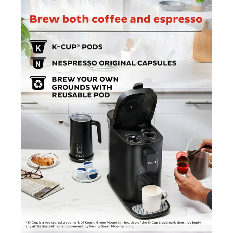 Dual purpose coffee maker makes pot or single cup and it's on sale
