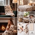 thumbnail image 5 of Halloween Cute Ghost Throw Blanket, Soft Warm Comfy Flannel Blankets for Sofa Bed Indoor Home Cozy Relaxation, 5 of 6