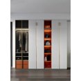 thumbnail image 2 of Bedroom household wardrobe simple modern double door overall coat cabinet cloakroom glass door light luxury cabinet combination My Lux Decor Round, 2 of 17
