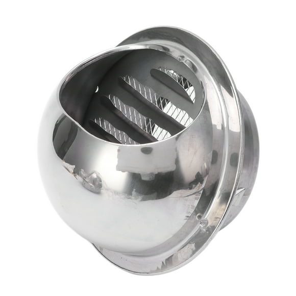Stainless Steel Vent Cover, Hemispherical Stainless Steel Vent Hood Easy To Use Protection  For Kitchen Fans For Electric Clothes Dryers 4 Inch