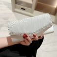 thumbnail image 4 of Fashion Women Pleated Evening Bag Party Banquet Bag for Ladies Wedding Clutches Handbag Shoulder Bag Chain Bags, 4 of 15