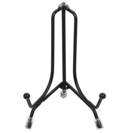 TEHAUX  4 Pcs Small Easels for Display Metal Frame Holders Plate Stand Black